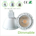 Dimmable 5W MR16 Белый светодиодный светильник COB